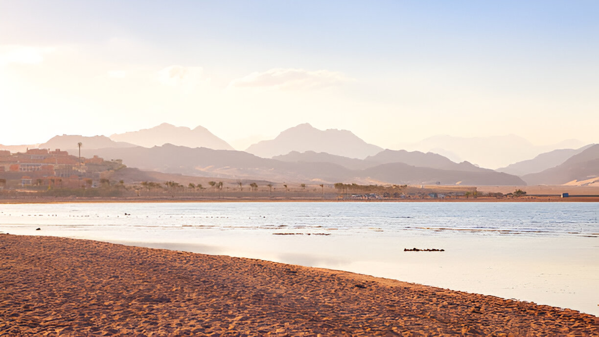 nabq-coast-in-the-north-of-sharm-el-sheikh-at-sunset-aqaba-gulf-south-sinai-egypt-gm1469614225-500766651